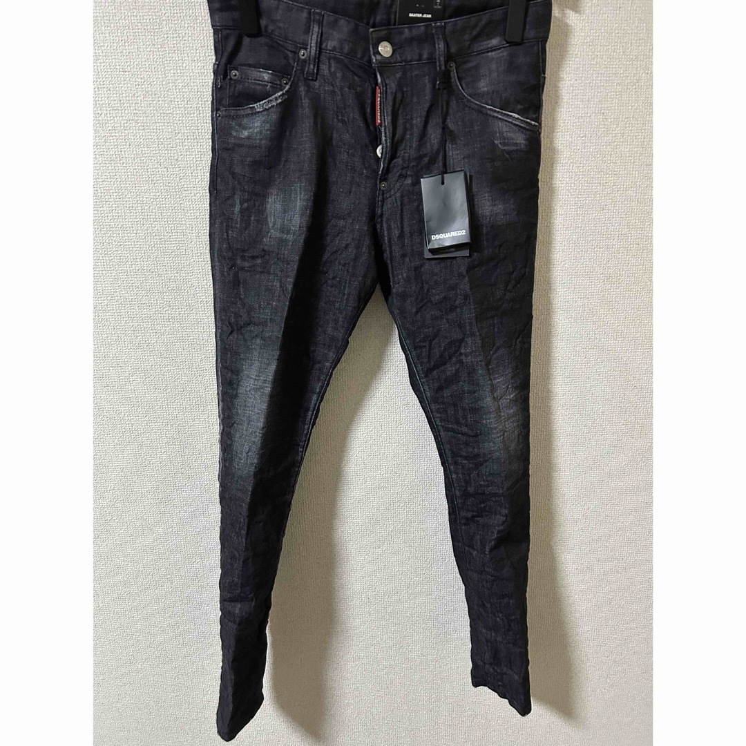 DSQUARED2(ディースクエアード)の2023AW BLACK CLEAN WASH SKATER JEANS 46 メンズのパンツ(デニム/ジーンズ)の商品写真