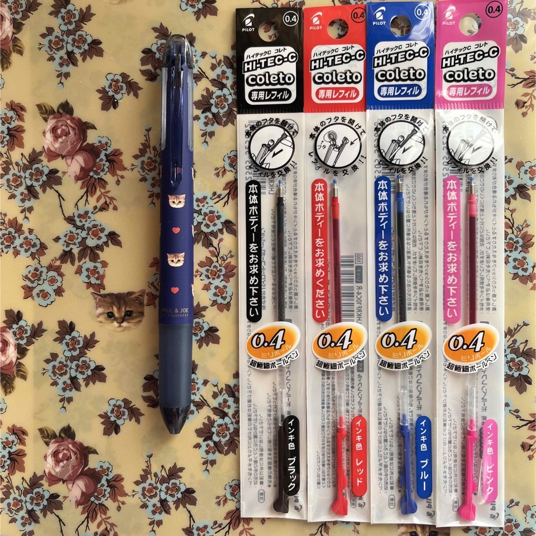 PAUL & JOE(ポールアンドジョー)のPILOT ハイテックCコレト PAUL & JOE インテリア/住まい/日用品の文房具(ペン/マーカー)の商品写真