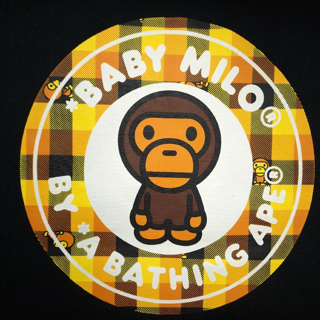 A BATHING APE(アベイシングエイプ)の【人気】A BATHING APE ビッグプリント 半袖 Tシャツ ブラック M メンズのトップス(Tシャツ/カットソー(半袖/袖なし))の商品写真