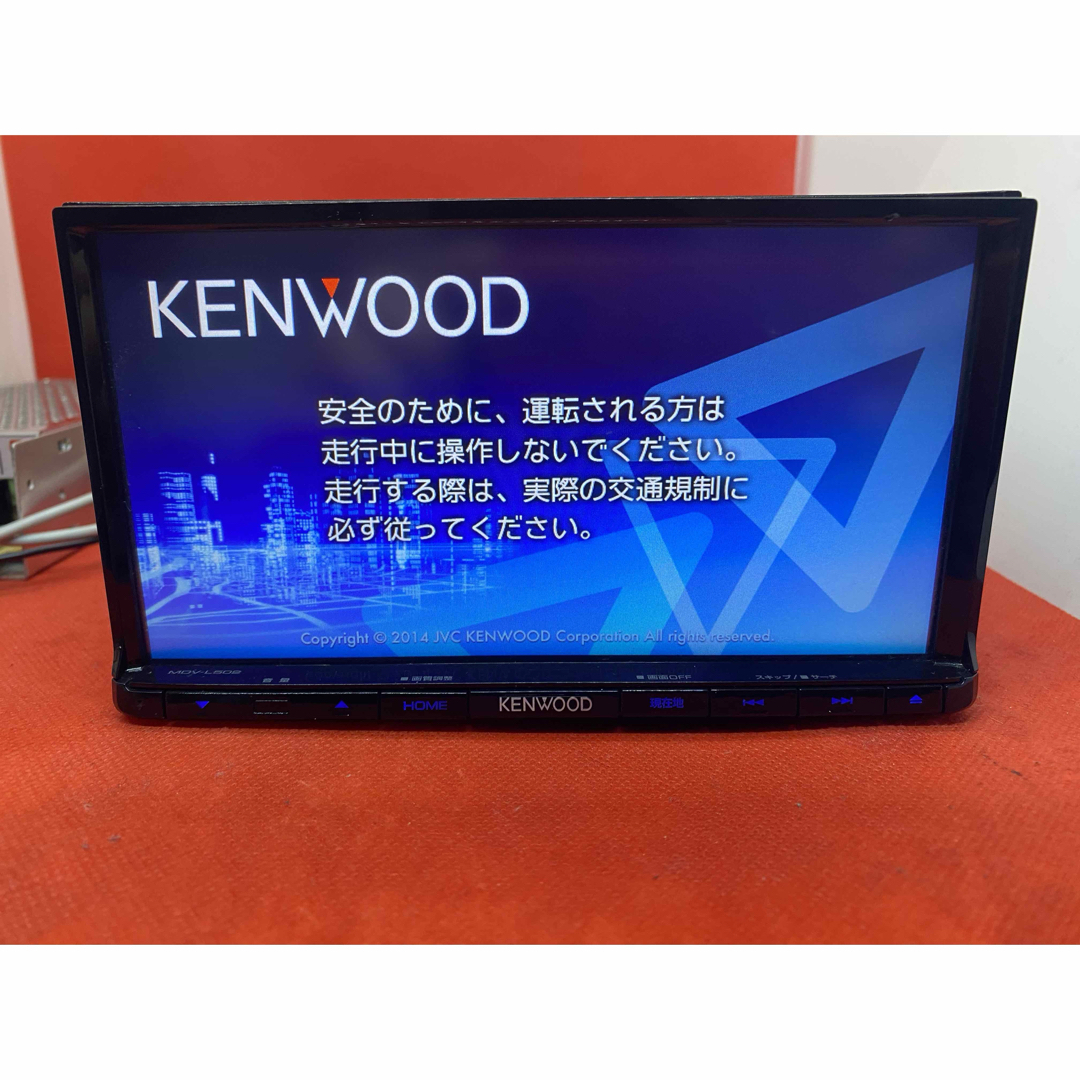 KENWOOD(ケンウッド)のKENWOOD 上級　MDV-L502 フルセグ　2023地図　新品バックカメラ 自動車/バイクの自動車(カーナビ/カーテレビ)の商品写真