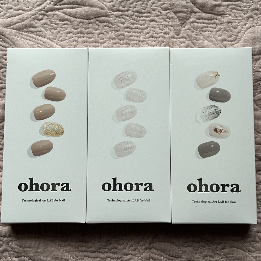 ohora(オホーラ)のOhora  ネイル　3箱 コスメ/美容のネイル(ネイル用品)の商品写真