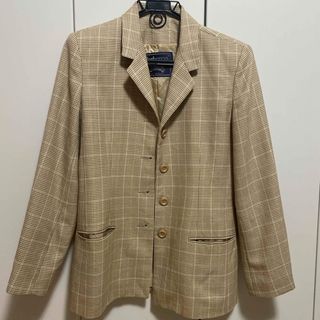 バーバリー(BURBERRY)のBurberry  チェック　ジャケット(テーラードジャケット)