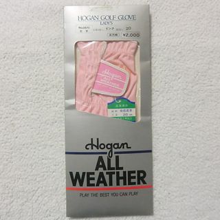 ホーガン(HOGAN)のHogan 右手用 ゴルフグローブ ピンク 20サイズ レディース 訳あり(その他)