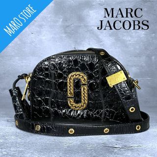 マークジェイコブス(MARC JACOBS)の【美品】MARC JACOBS クロコ 型押し レザー ショルダーバッグ(ショルダーバッグ)