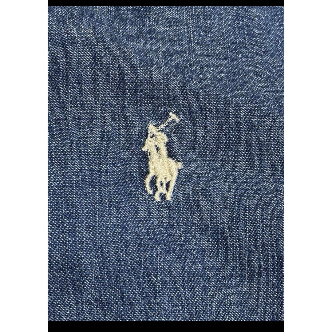 Ralph Lauren(ラルフローレン)の【人気 ホワイトポニー】 ラルフローレン デニム デニムワンピース NO1856 レディースのワンピース(ロングワンピース/マキシワンピース)の商品写真