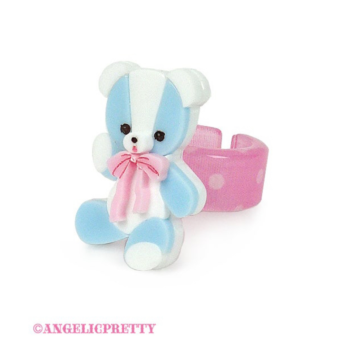 Angelic Pretty(アンジェリックプリティー)のbear toy ネックレス・リング　セット　angelic pretty レディースのアクセサリー(ネックレス)の商品写真