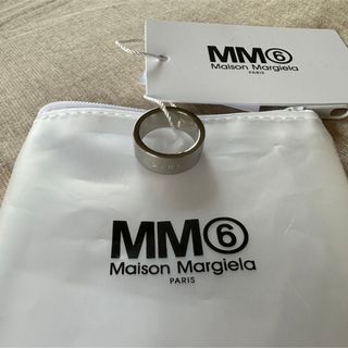 マルタンマルジェラ(Maison Martin Margiela)の4新品 メゾン マルジェラ MM6 ブランド ロゴ リング レディース シルバー(リング(指輪))