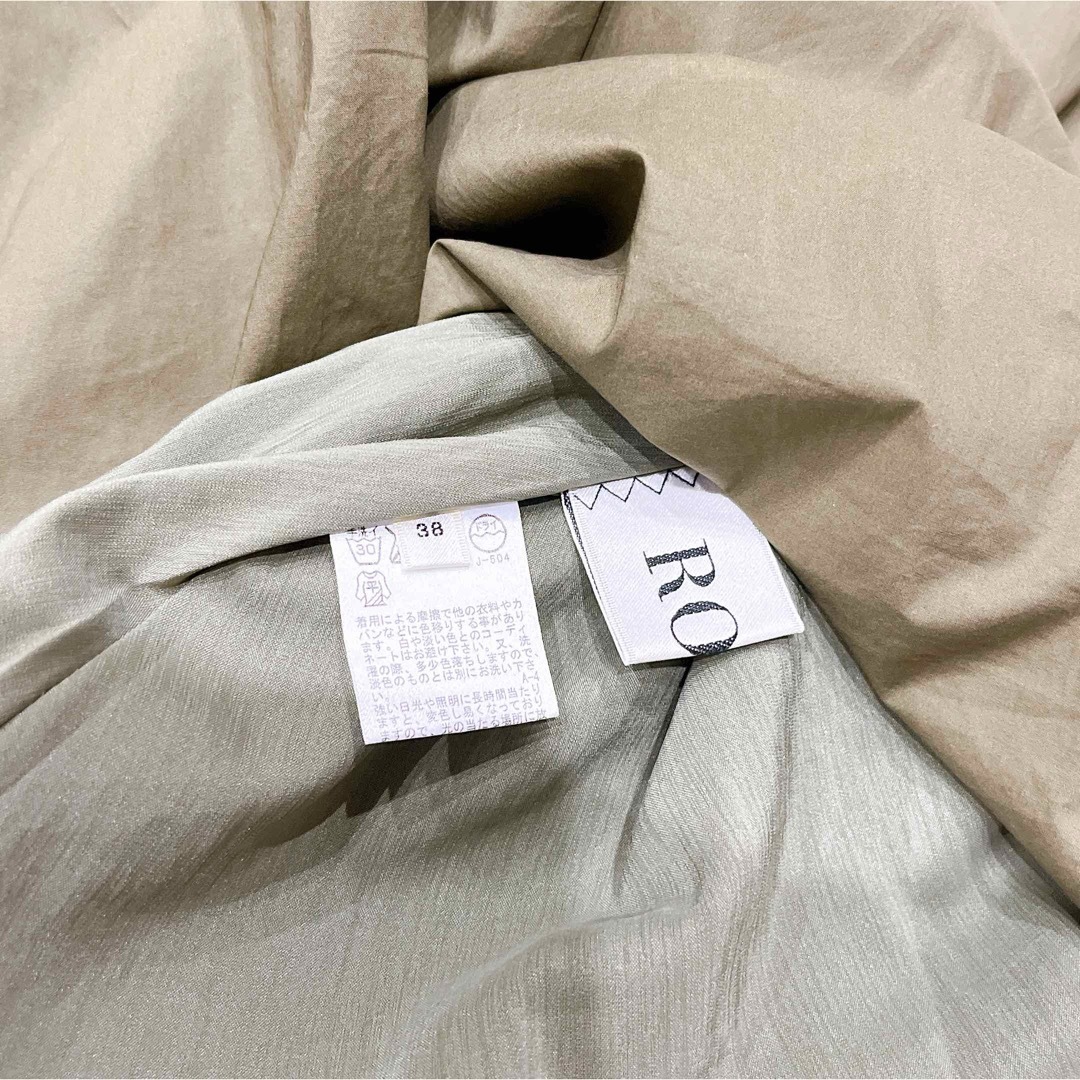 ROPE’(ロペ)のROPE  フレアスカート　シンプル　カーキ　サイズ38 レディースのスカート(ひざ丈スカート)の商品写真