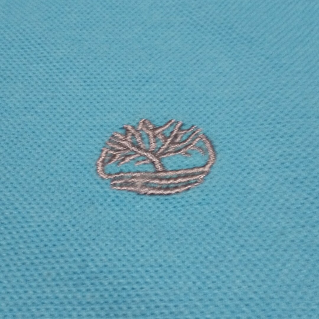 Timberland(ティンバーランド)のティンバーランド　Timberland　ポロシャツ　ブルー　表記サイズＳ メンズのトップス(シャツ)の商品写真