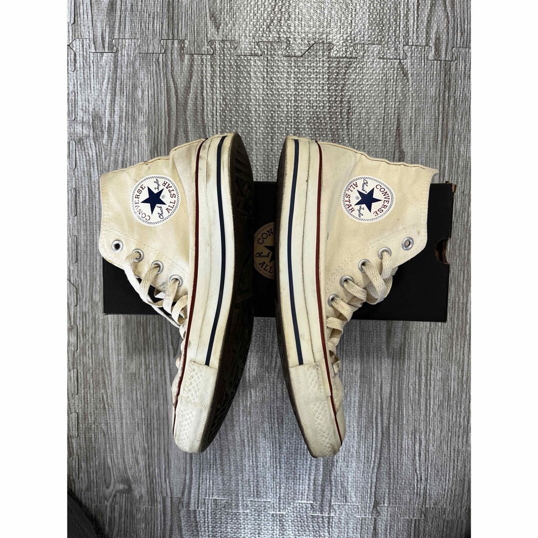 ALL STAR（CONVERSE）(オールスター)のコンバース　オールスター　ホワイト　25.5cm レディースの靴/シューズ(スニーカー)の商品写真