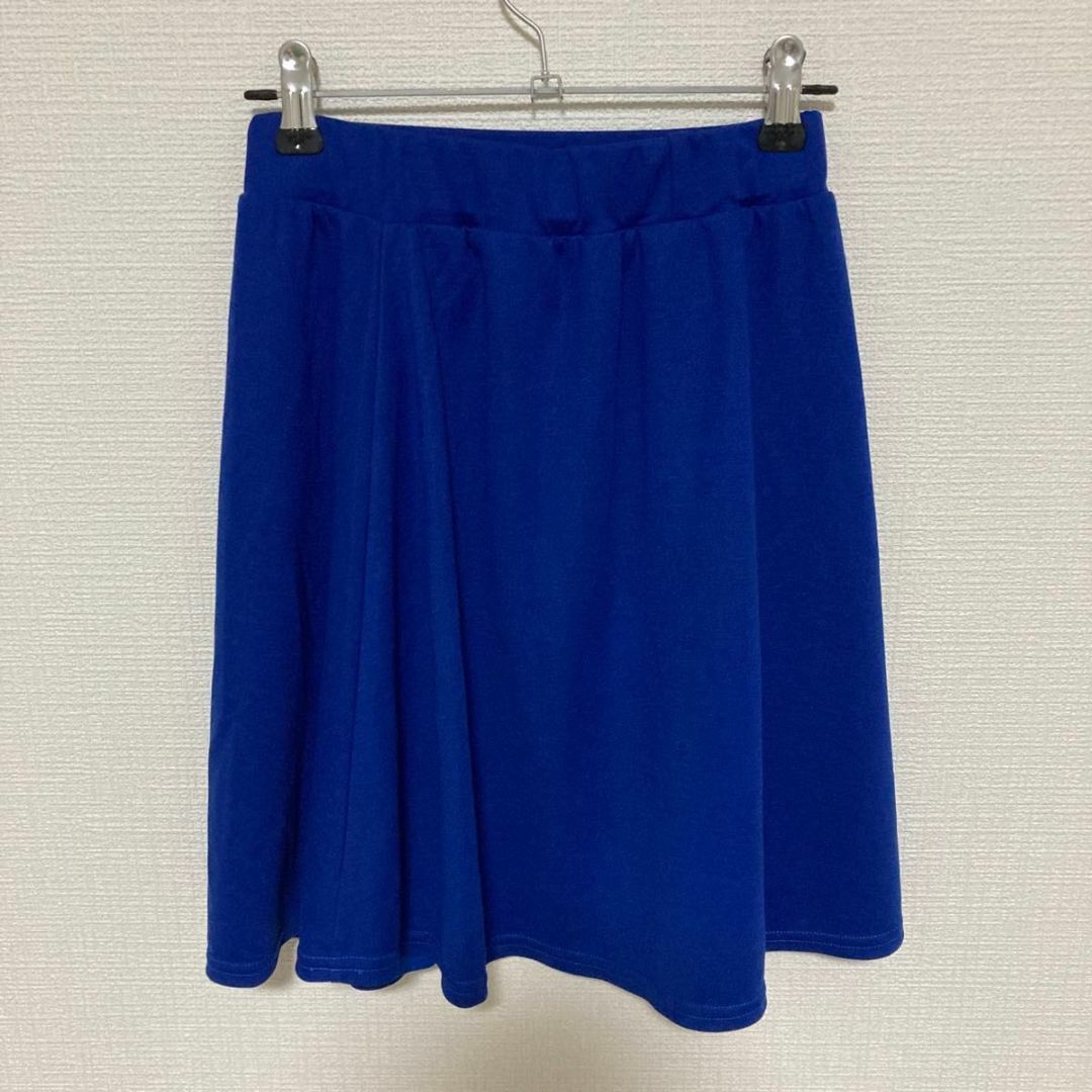 THE EMPORIUM(ジエンポリアム)の🌟THE EMPORIUM ジエンポリアム フレアスカート【M】ブルー レディースのスカート(ミニスカート)の商品写真