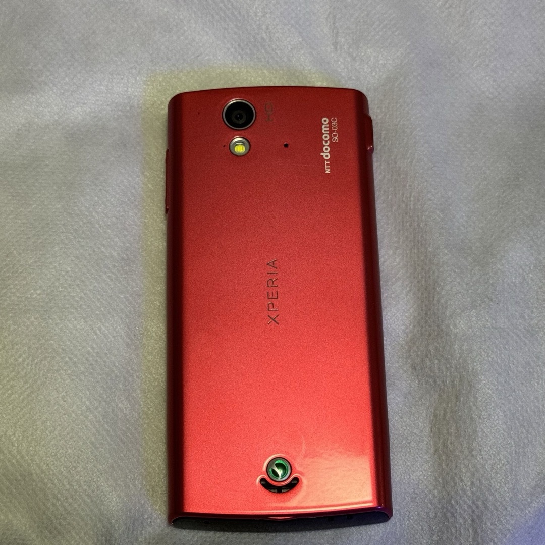 NTTdocomo(エヌティティドコモ)の最終！Sony Ericsson SO-03C 中古品 スマホ/家電/カメラのスマートフォン/携帯電話(スマートフォン本体)の商品写真