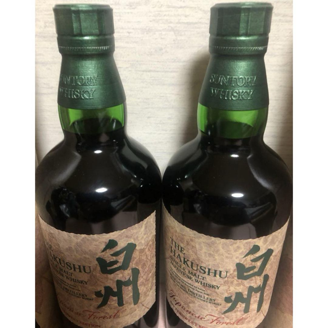 免税店限定品 白州 2本　ジャパニーズフォレスト　ビタースウィートエディション 食品/飲料/酒の酒(ウイスキー)の商品写真