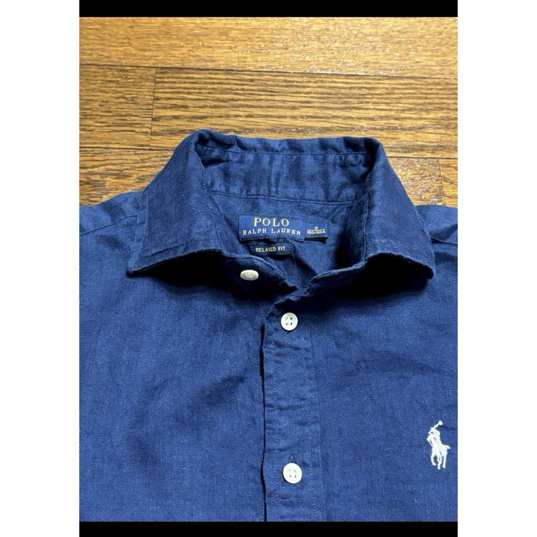 Ralph Lauren(ラルフローレン)の【最高級 リネン100%】 ラルフローレン シャツ ブラウス   NO1861 レディースのトップス(シャツ/ブラウス(長袖/七分))の商品写真