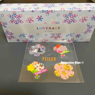 フェイラー(FEILER)の《ノベルティ》LOVERARY／ジップバッグ_フェイラー／シール(ノベルティグッズ)