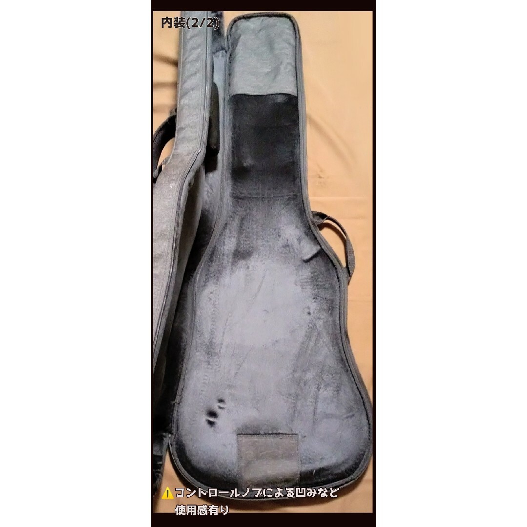 【即決歓迎】ベースギターケース／MUSIC AREA(杢目ダークグレー) 楽器のベース(ケース)の商品写真