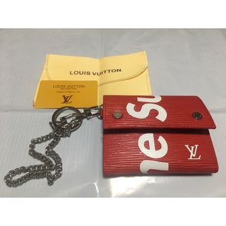 ルイヴィトン(LOUIS VUITTON)のLouisVuitton Supreme ルイヴィトン　シュプリーム　財布コラボ(折り財布)