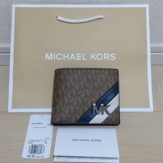 マイケルコース(Michael Kors)のマイケルコース　メンズ　 二つ折り財布(折り財布)