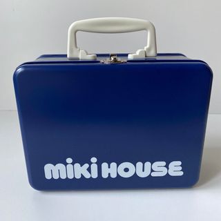 ミキハウス(mikihouse)のミキハウス 缶ボックス ネイビー バッグ 収納ボックス (その他)