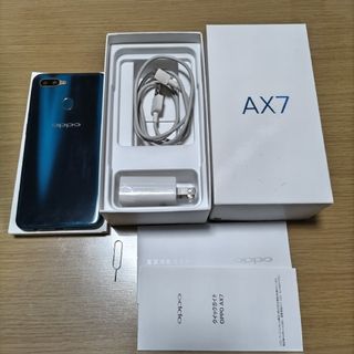 オッポ(OPPO)のoppo　AX7Blueブルー(スマートフォン本体)