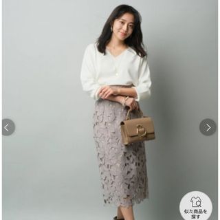 ジャスグリッティー(JUSGLITTY)の※k&y様専用※✧︎新品✧︎♡︎ジャス♡レースタイトスカート　グレージュ　S(ロングスカート)