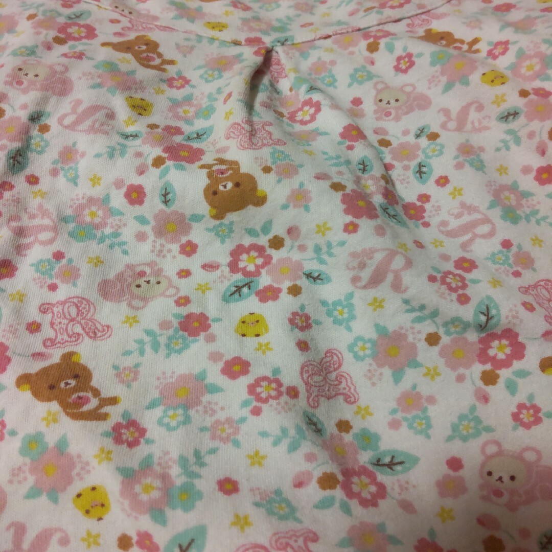 サンエックス(サンエックス)のUNIQLO キッズパジャマ リラックマ キッズ/ベビー/マタニティのキッズ服女の子用(90cm~)(パジャマ)の商品写真