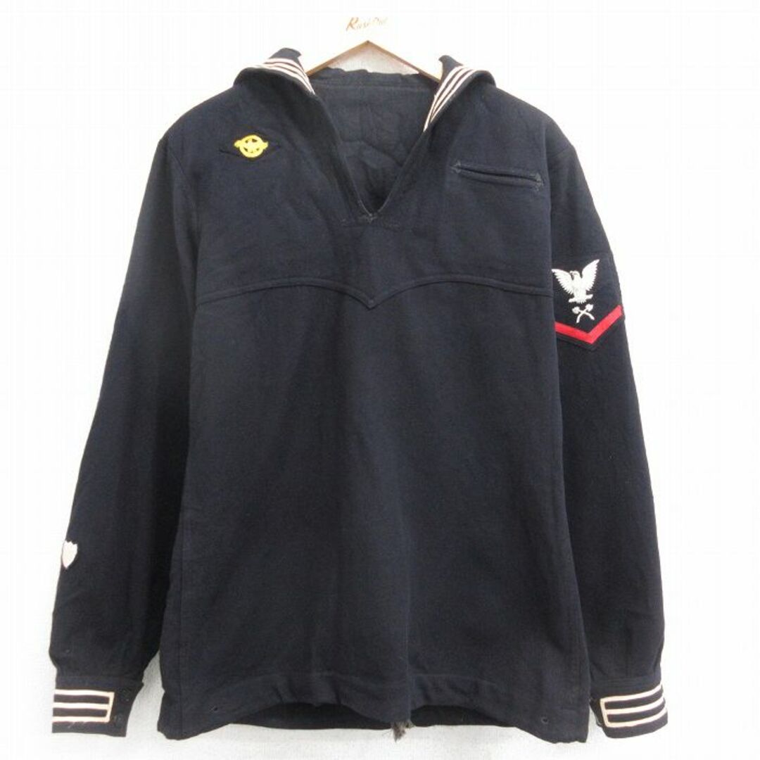 M☆古着 長袖 ビンテージ ミリタリー セーラー ジャケット M☆古着 長袖 ビンテージ ミリタリー セーラー ジャケット