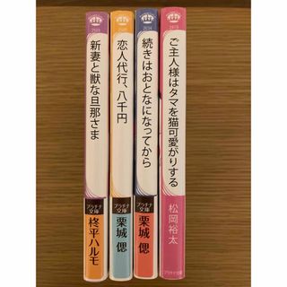 BL小説 4冊セット　プラチナ文庫(ボーイズラブ(BL))