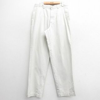 ギャップ(GAP)のW34★古着 ギャップ GAP チノ パンツ チノパン メンズ 00年代 00s コットン 薄ベージュ カーキ 24jan09 中古 ボトムス ロング(ワークパンツ/カーゴパンツ)