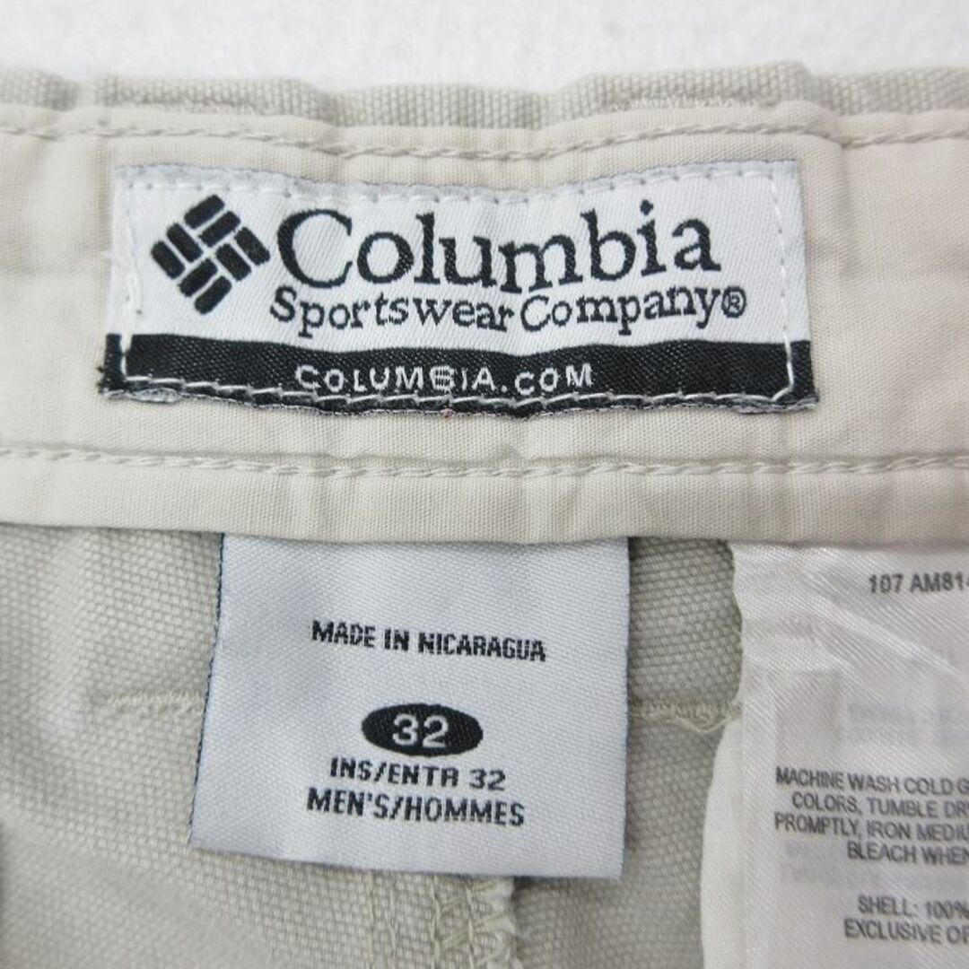 Columbia(コロンビア)のW32★古着 コロンビア COLUMBIA パンツ メンズ 00年代 00s ダック地 コットン 薄グレー 24jan10 中古 ボトムス ロング メンズのパンツ(ワークパンツ/カーゴパンツ)の商品写真