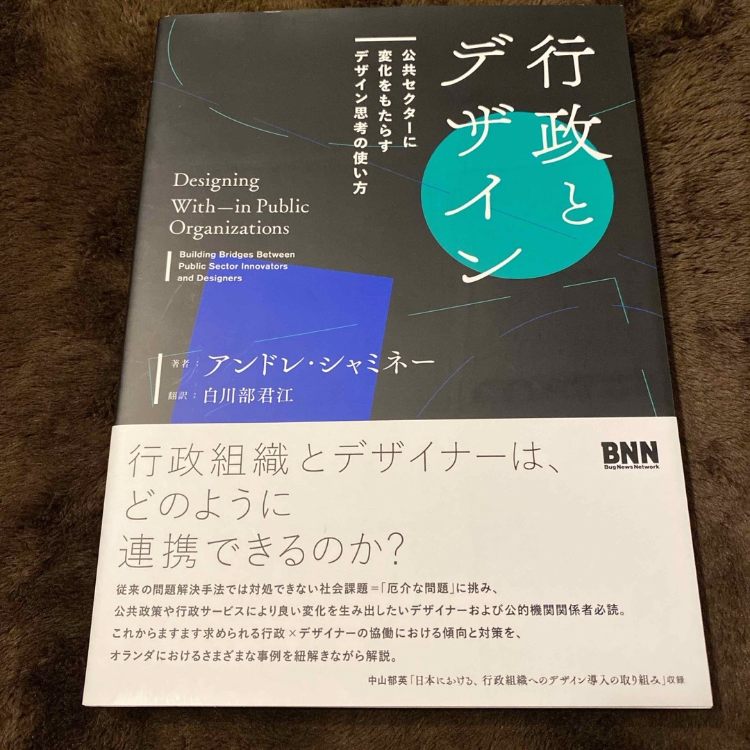 行政とデザイン エンタメ/ホビーの本(アート/エンタメ)の商品写真