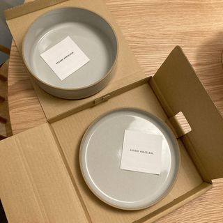 ハサミ(HASAMI)のHASAMI PORCELAIN プレートとボウル18.5センチ(食器)