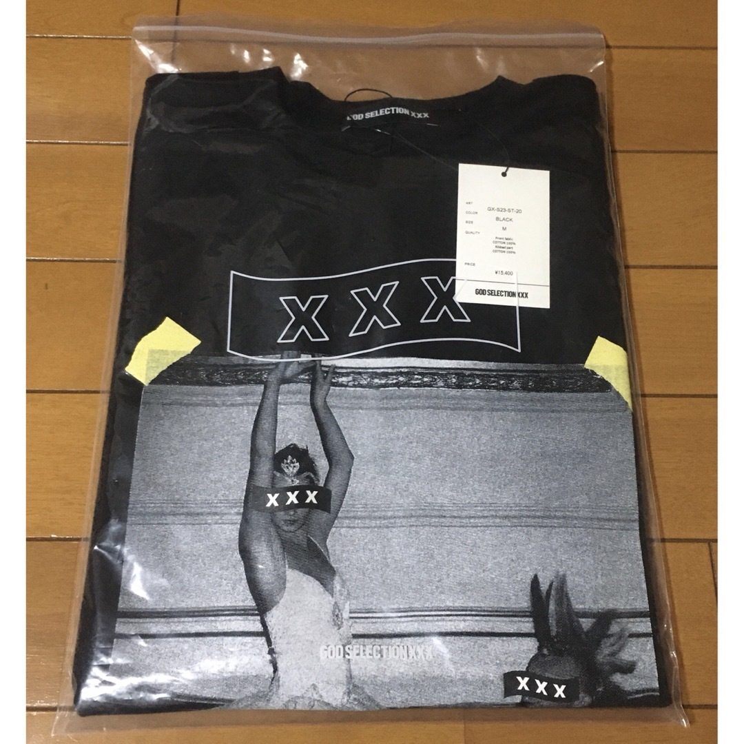 GOD SELECTION XXX(ゴッドセレクショントリプルエックス)の新品 GOD SELECTION XXX Tシャツ M 黒 ブラック メンズのトップス(Tシャツ/カットソー(半袖/袖なし))の商品写真