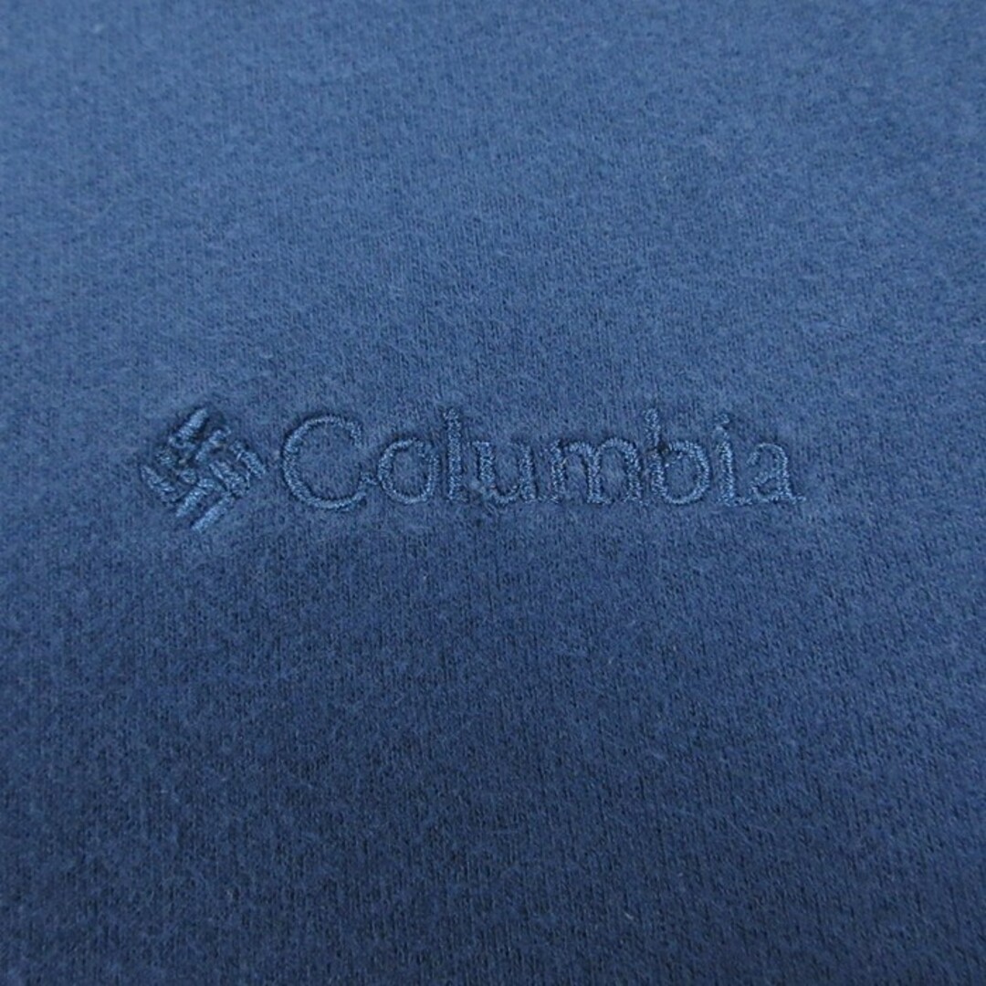 Columbia(コロンビア)のXL★古着 コロンビア COLUMBIA Columbia 長袖 スウェット メンズ 00年代 00s ワンポイントロゴ 大きいサイズ クルーネック 濃紺 ネイビー 24jan08 中古 スエット トレーナー トップス メンズのトップス(パーカー)の商品写真