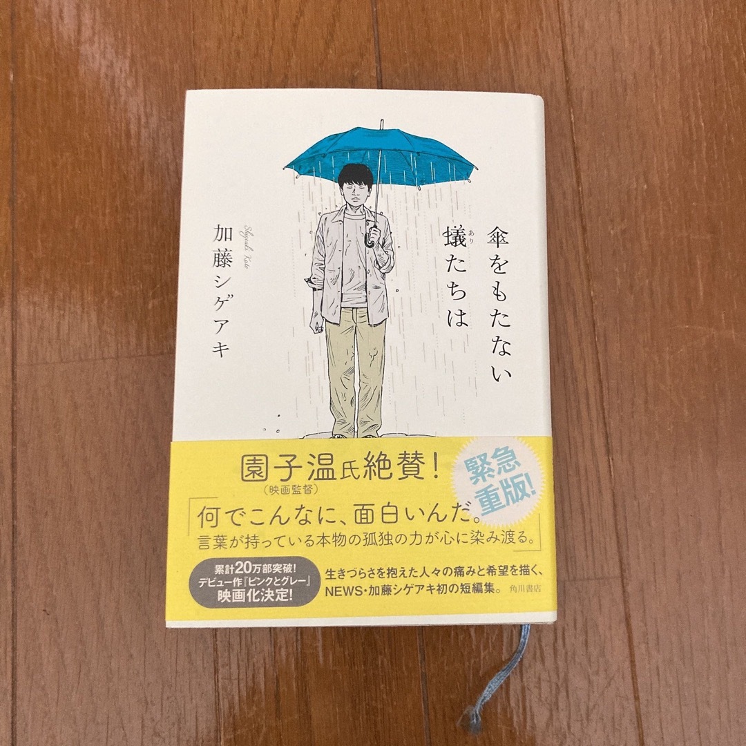 NEWS(ニュース)のドラマ化！傘をもたない蟻たちは加藤シゲアキ小説NEWS ピンクとグレー恋愛小説 エンタメ/ホビーの本(文学/小説)の商品写真