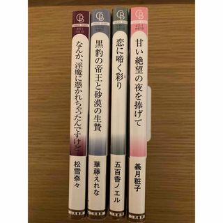 BL小説　4冊セット　シャレード文庫(ボーイズラブ(BL))