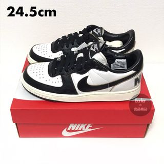 ナイキ(NIKE)の24.5《新品》ナイキ ターミネーター ロー クロコ ブラック ホワイト(スニーカー)