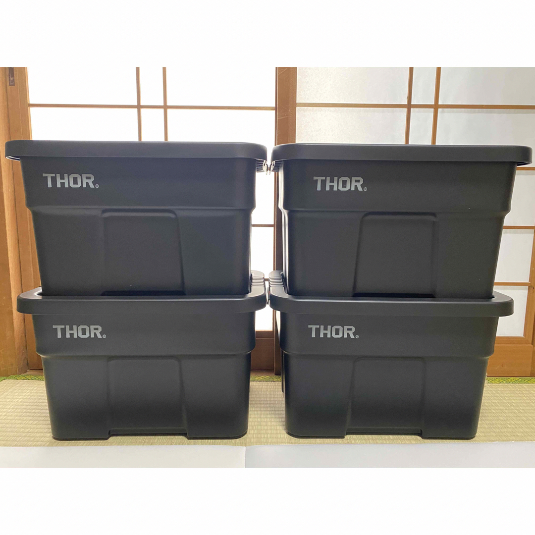 THOR Large Totes With Lid 22L インテリア/住まい/日用品の収納家具(ケース/ボックス)の商品写真