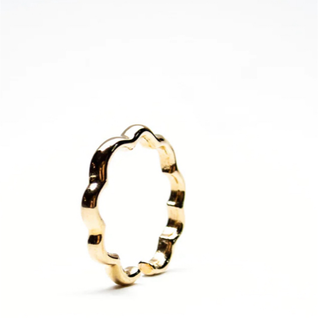 KAORU(カオル)の美品　カオル　kaoru ミモザ リング　K10 ピンクゴールド レディースのアクセサリー(リング(指輪))の商品写真