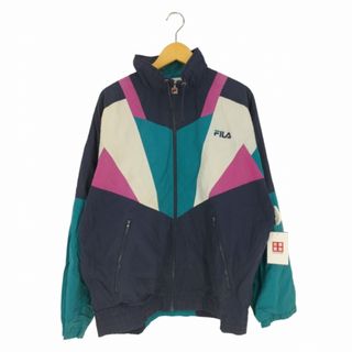 フィラ(FILA)のFILA(フィラ) マルチカラー ナイロンジャケット メンズ アウター(ナイロンジャケット)