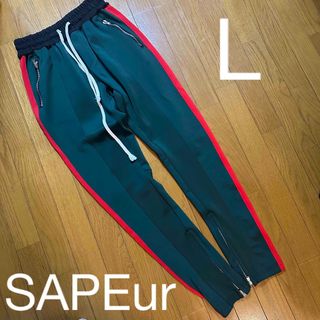 サプール　SAPEur レア　パンツ　グリーン　ライン(その他)