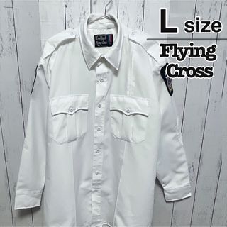 シャツ(shirts)のFlying Cross　ポリス　制服　ミリタリーシャツ　ホワイト　白　ワッペン(シャツ)