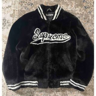 シュプリーム(Supreme)のSUPREME Faux Fur Varsity Jacket Lジャケット  (ブルゾン)