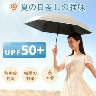 【UVカット】折りたたみ傘 晴雨兼用傘 日傘 メンズ レディース 紫外線対策 白