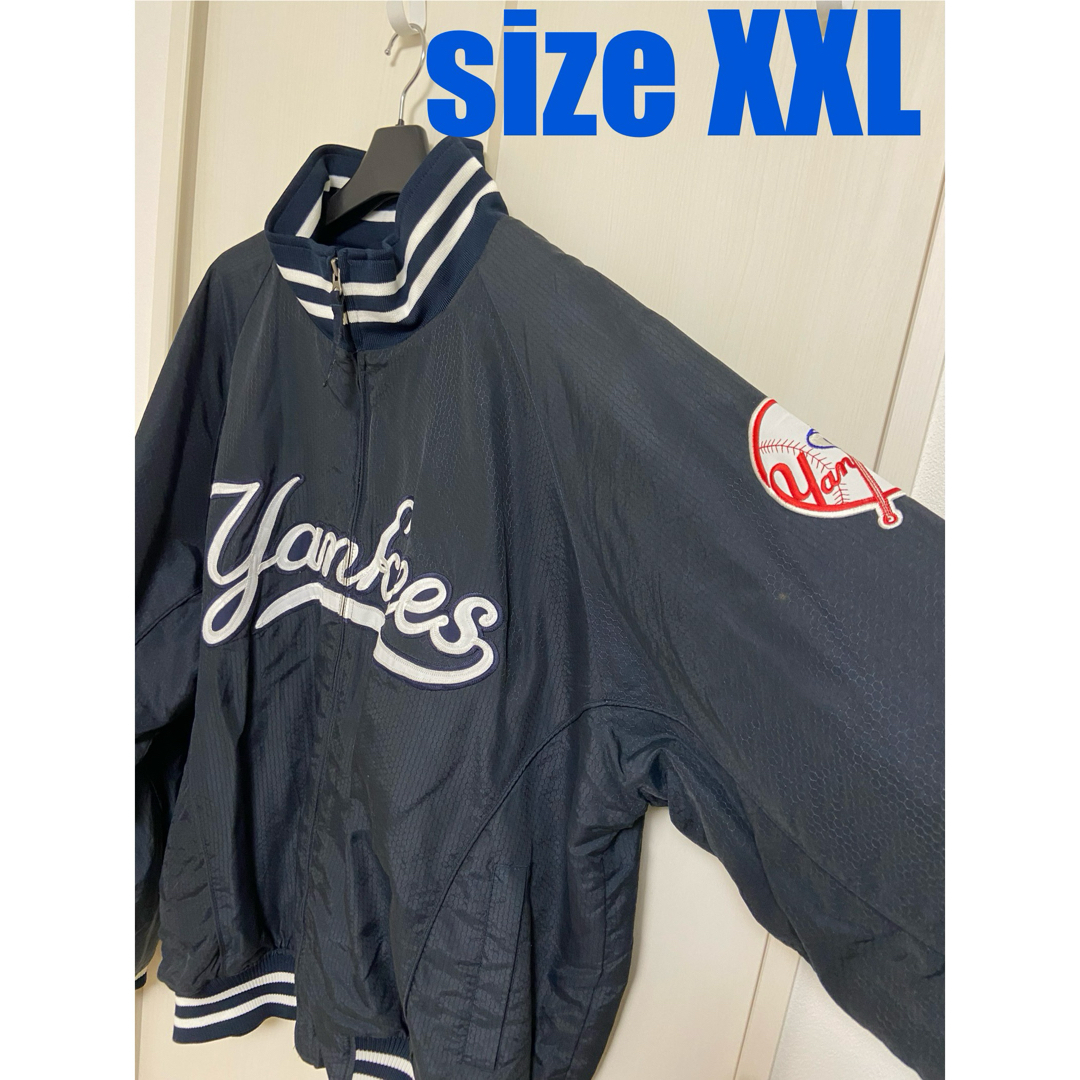 Majestic(マジェスティック)の希少XXL majestic newyork yankeesヤンキーススタジャン メンズのジャケット/アウター(スタジャン)の商品写真