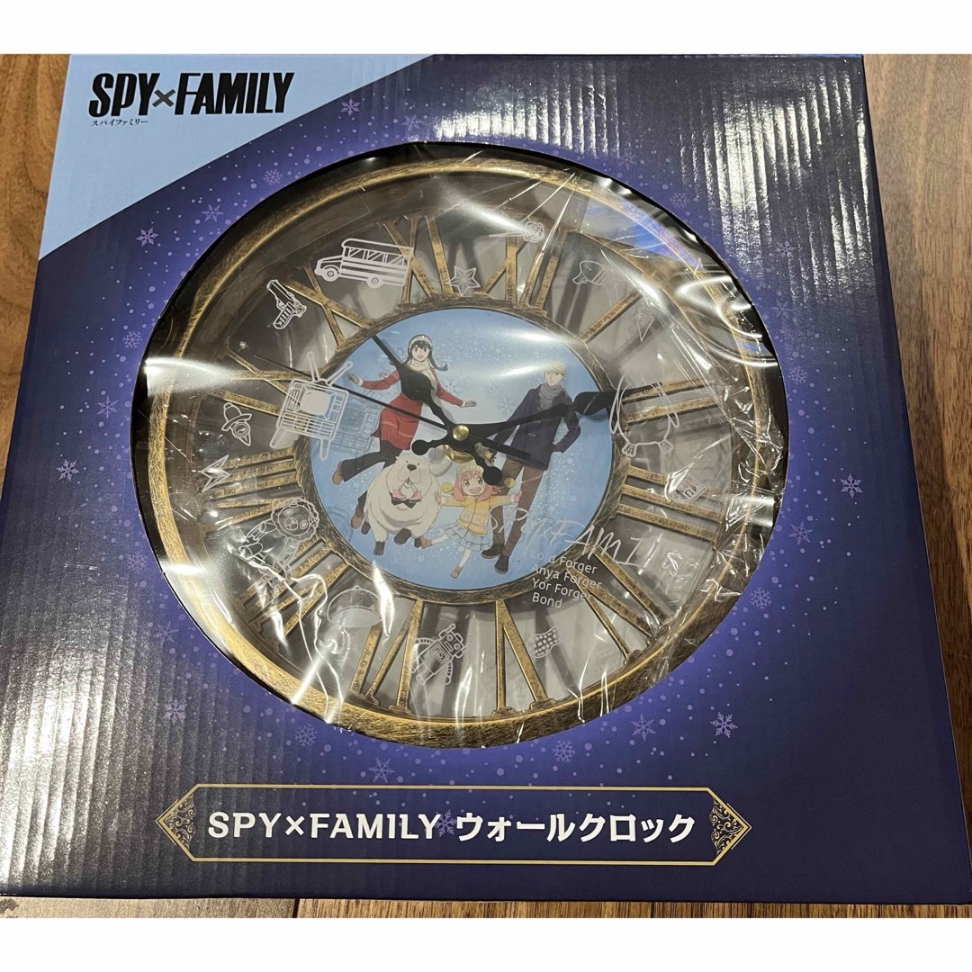 SPY×family スパイファミリー 時計 ウォールクロック 新品未使用 インテリア/住まい/日用品のインテリア小物(掛時計/柱時計)の商品写真