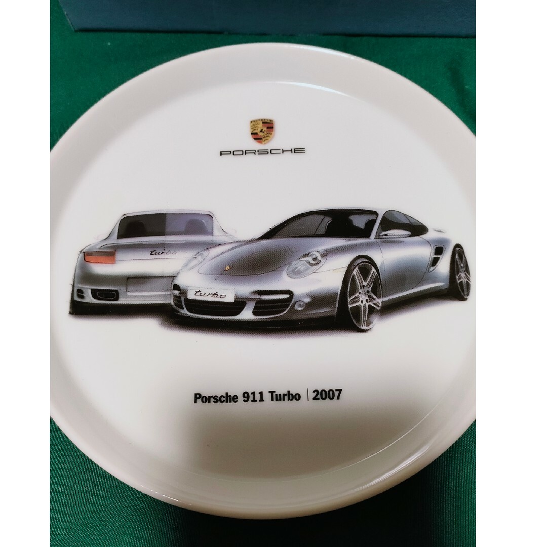 Porsche(ポルシェ)のポルシェ ①  PORSCHE  飾り皿 絵皿 エンタメ/ホビーのコレクション(ノベルティグッズ)の商品写真