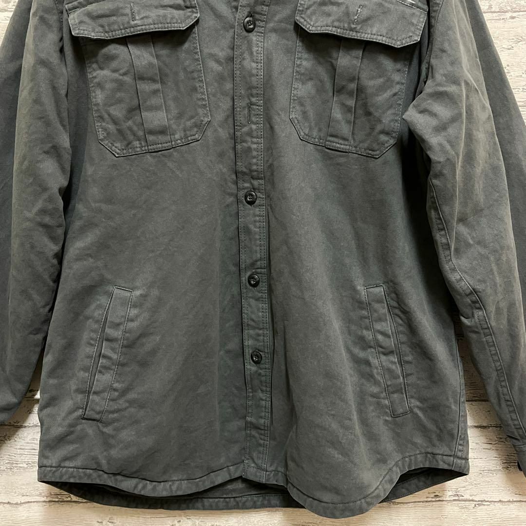 Eddie Bauer(エディーバウアー)のエディーバウア長袖コットンシャツ M メンズのジャケット/アウター(カバーオール)の商品写真