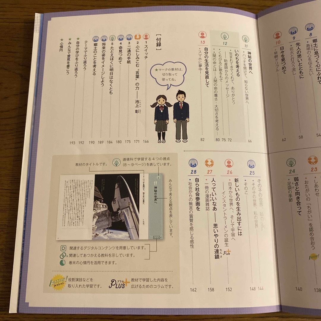 東京書籍(トウキョウショセキ)の新訂新しい道徳３　中学　東京書籍 エンタメ/ホビーの本(語学/参考書)の商品写真