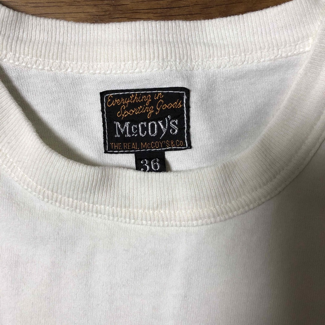 THE REAL McCOY'S(ザリアルマッコイズ)のマッコイズ　白Tシャツ メンズのトップス(Tシャツ/カットソー(半袖/袖なし))の商品写真